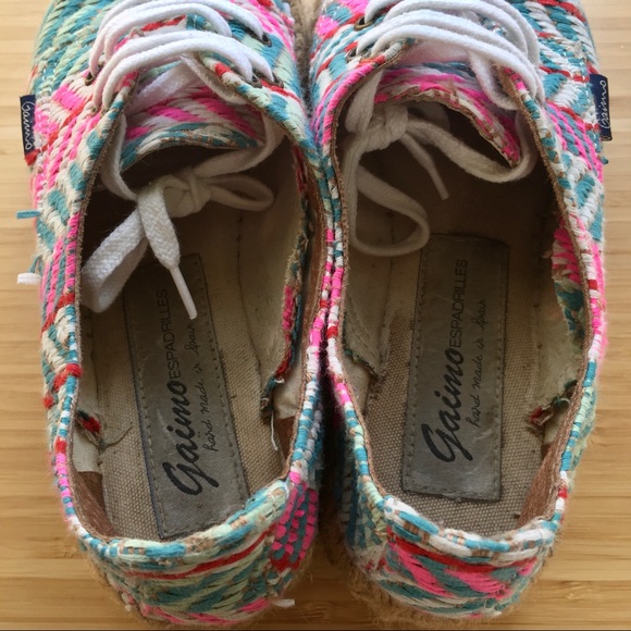 Gaimo Woven Platform Espadrilles - Multi (35/5) - Picture 8 of 10